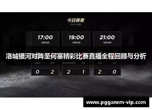 洛城银河对阵圣何塞精彩比赛直播全程回顾与分析